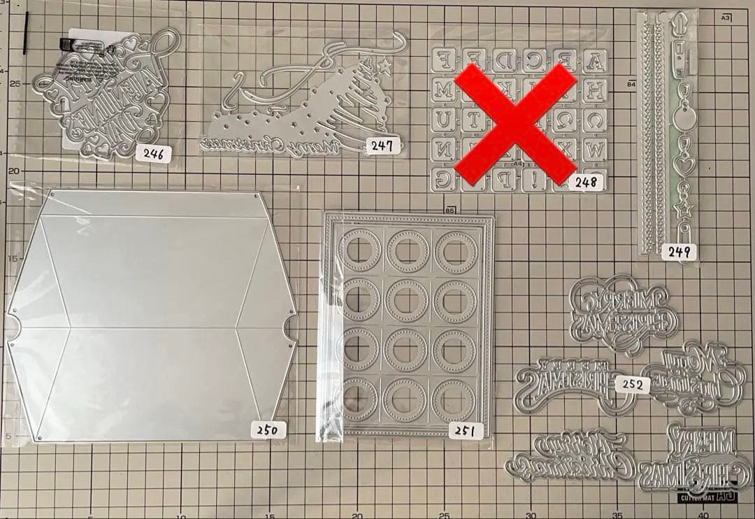 追加しました（お写真10枚目） 選べるカッティングダイ　500円均一