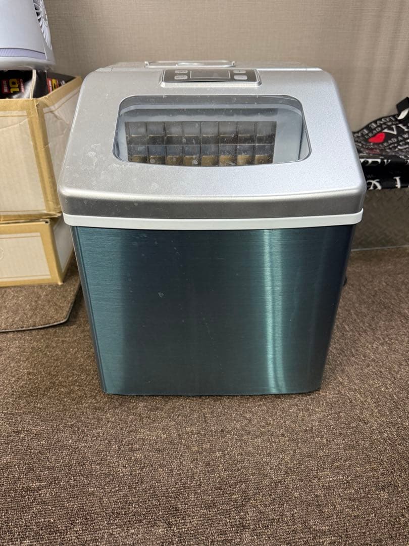 製氷機 シルバー ダークブルー