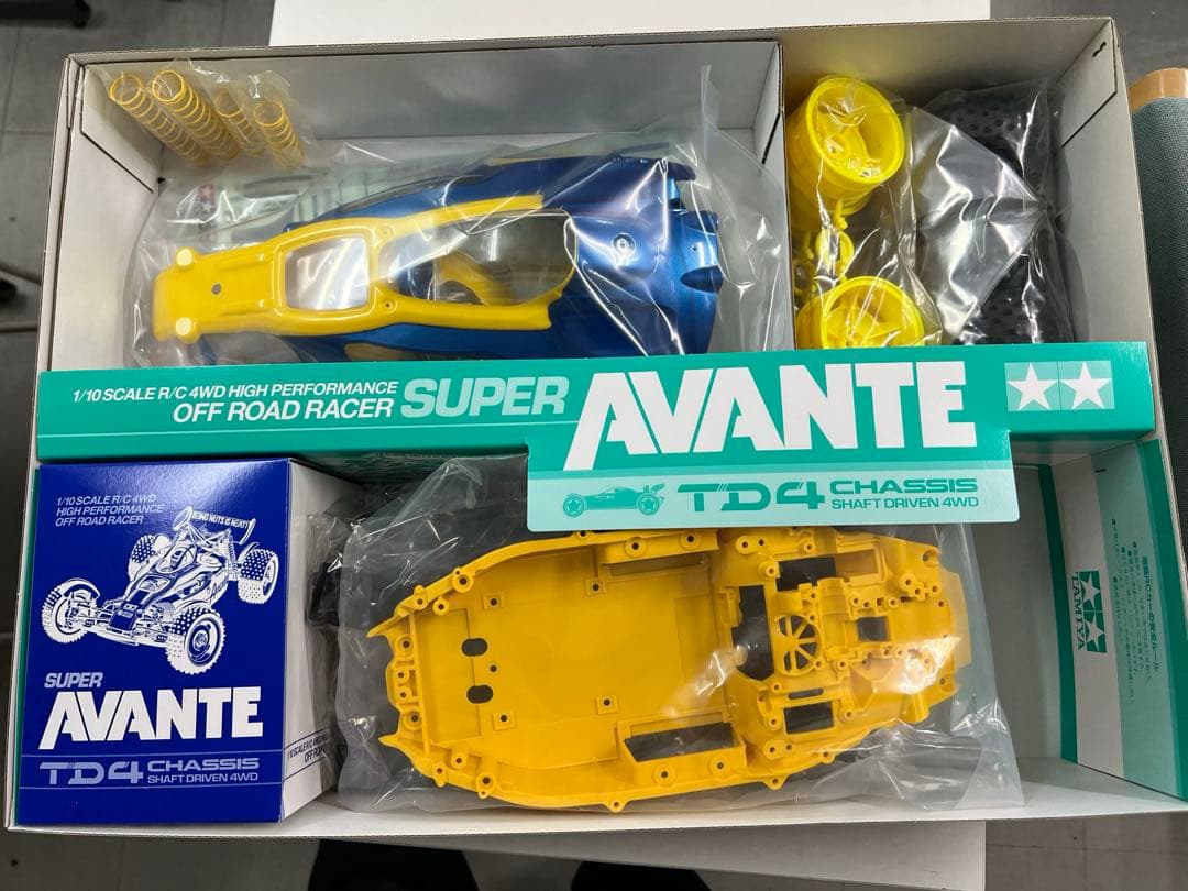 タミヤ RC スーパーアバンテ 塗装済みボディ ラジコン TD4