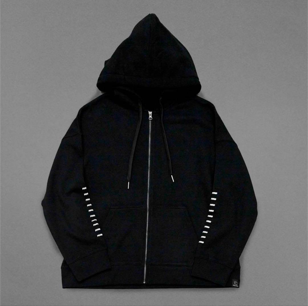 FOGBOUND 2017 TOUR Lサイズ ブラックジップフーディ