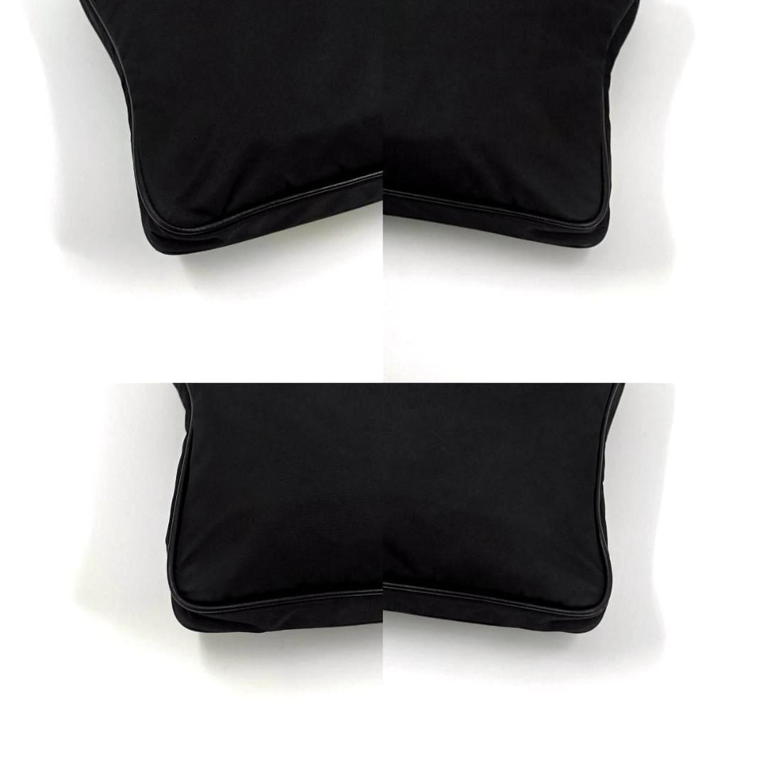 希少✨人気✨ギャラ付 プラダ　ショルダーバッグ　三角ロゴ　ナイロン　レザー　黒