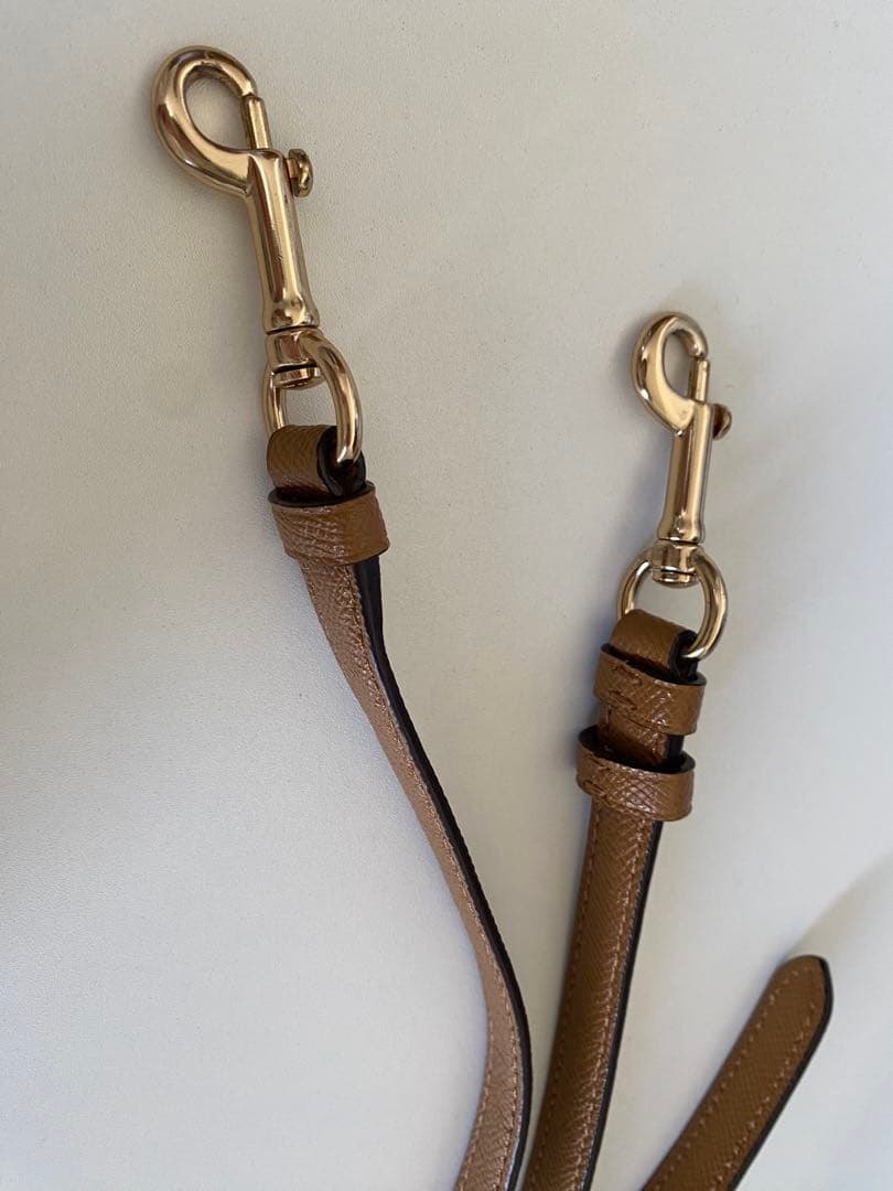 COACH ブラウンレザー ハンドバッグ