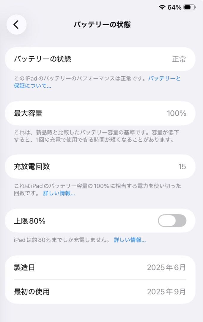 iPad mini 第7世代 (A17 Pro／128GB／Wi-Fiモデル