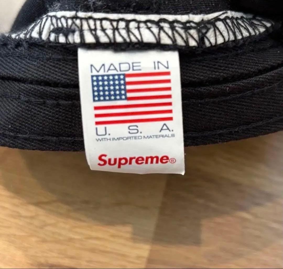 Supreme 2-Tone S Logo 6-Panel 24SS ブラック