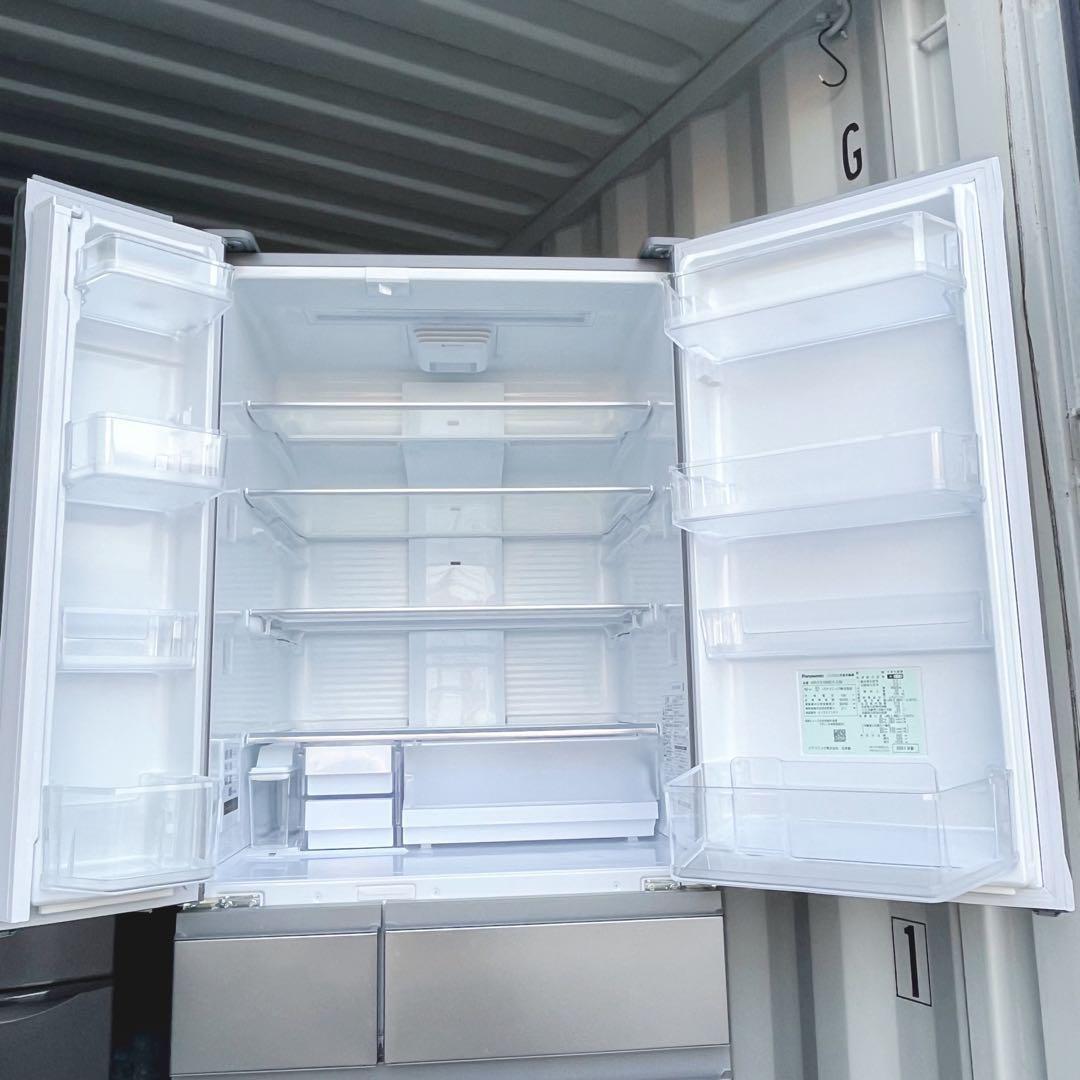 取付無料！パナソニックナノイーX スタイリッシュシルバー6ドア冷蔵庫！洗濯機