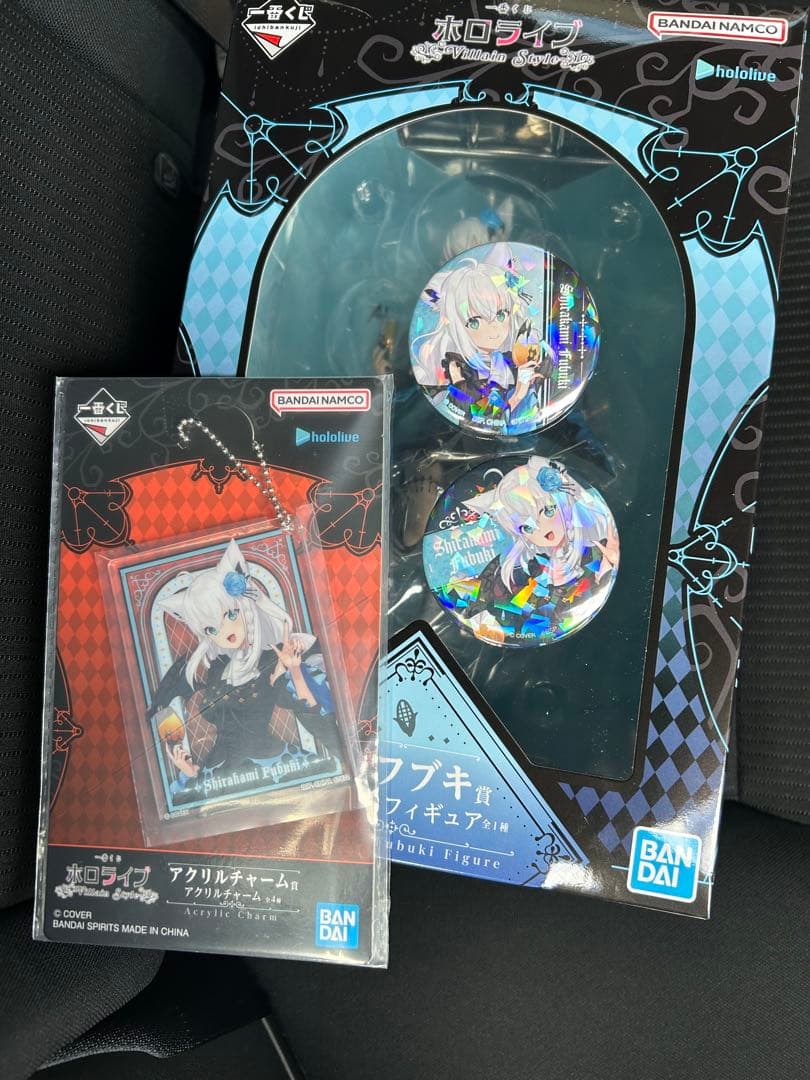 ホロライブ　一番くじ　白上フブキ　フィギュア