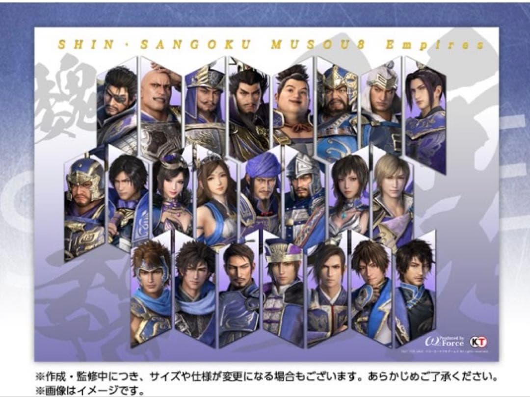 真・三國無双8 Empires GAMECITYセット 勢力別特典布ポスター 魏