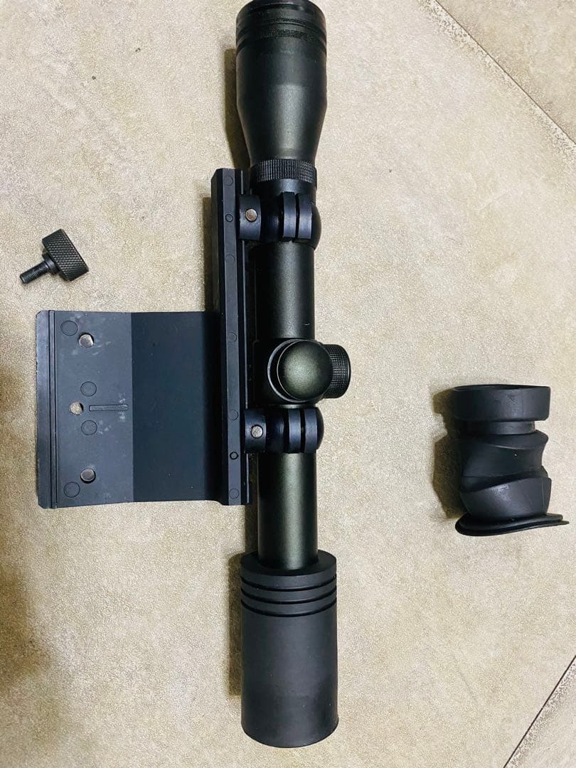 エアガン　64式小銃デラックスタイプ　スコープ ブラック マウントプレート付き