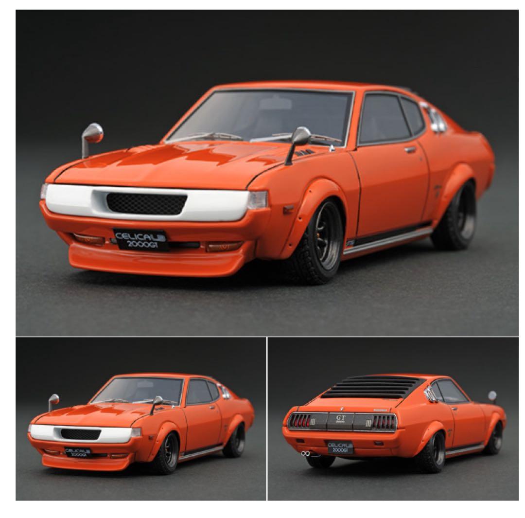 イグニッションモデル　1/43 セリカ　2000GT LB RA25 オレンジ