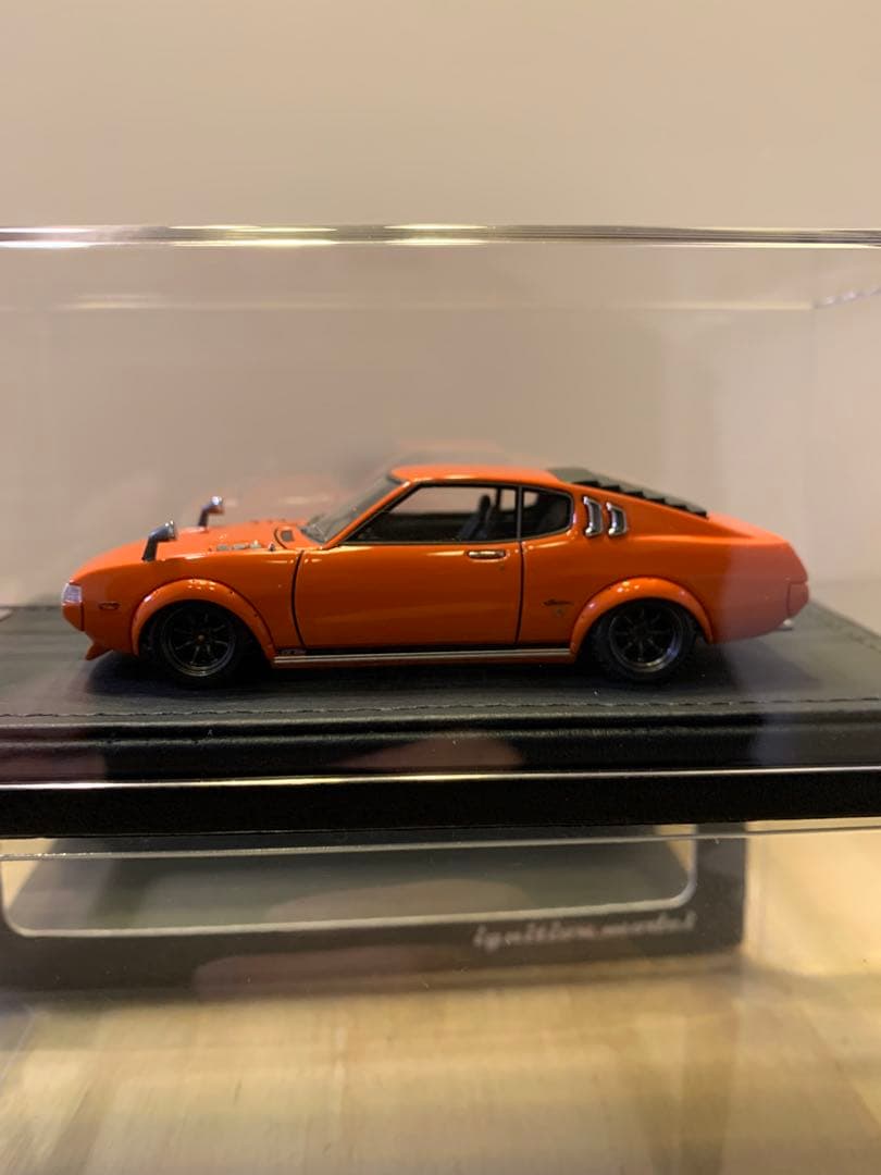 イグニッションモデル　1/43 セリカ　2000GT LB RA25 オレンジ