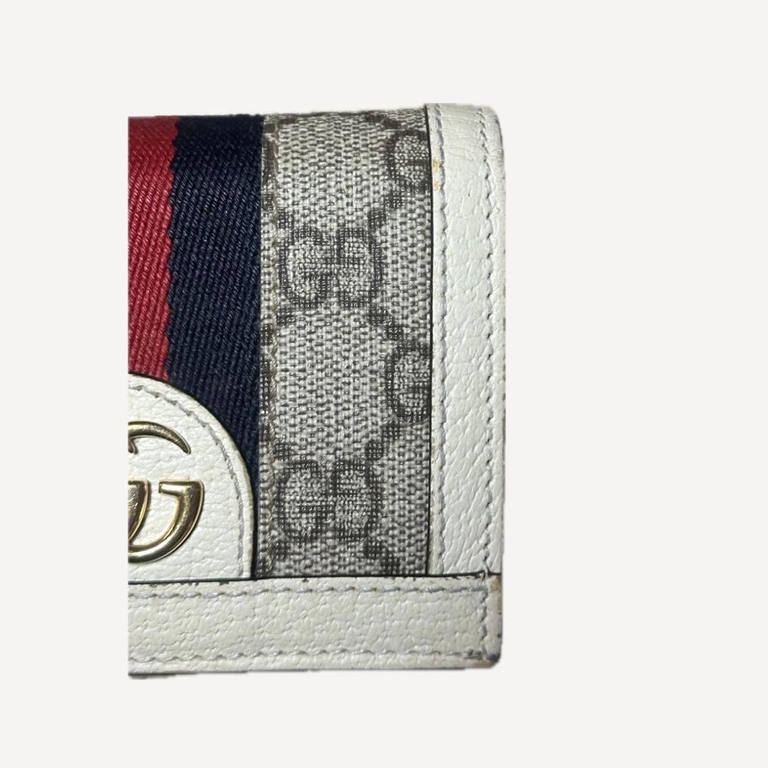 GUCCI お財布 2つ折り 白