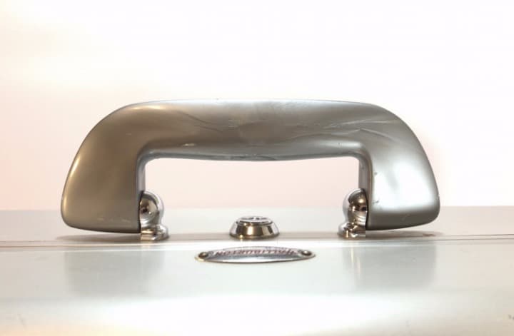 希少赤ハリ HALLIBURTON ハリバートン アルミ ガンケース