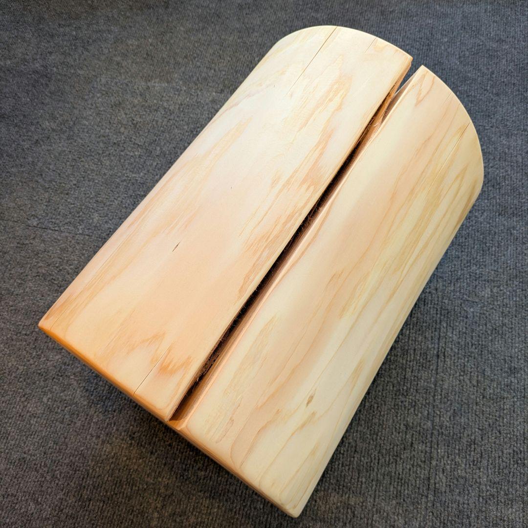 檜　切り株　丸太　椅子　スツール　 高さ約40.5㎝