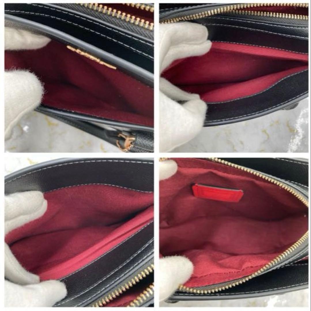 極美品❣️COACH2wayバッグ ショルダーバッグブラックコンパクトレザー袋付