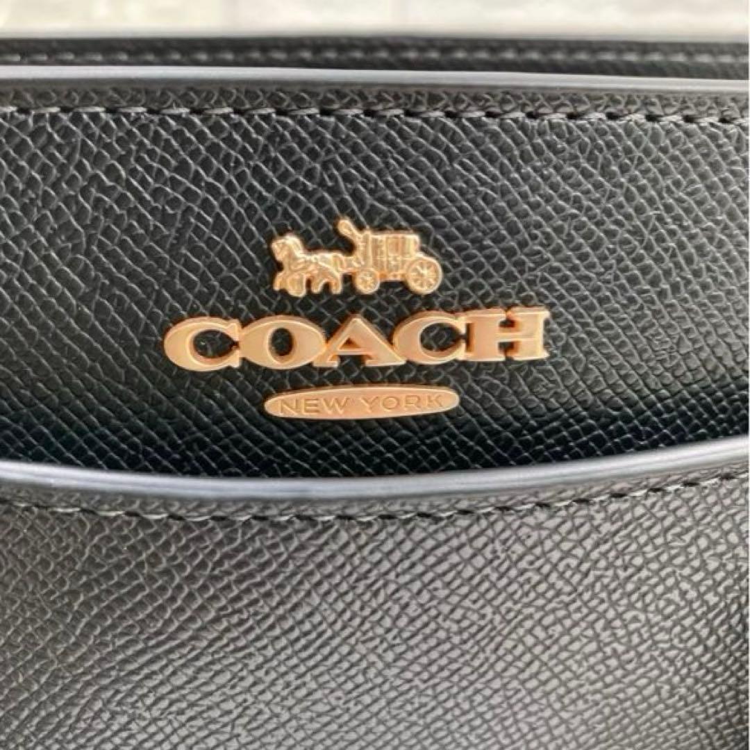 極美品❣️COACH2wayバッグ ショルダーバッグブラックコンパクトレザー袋付