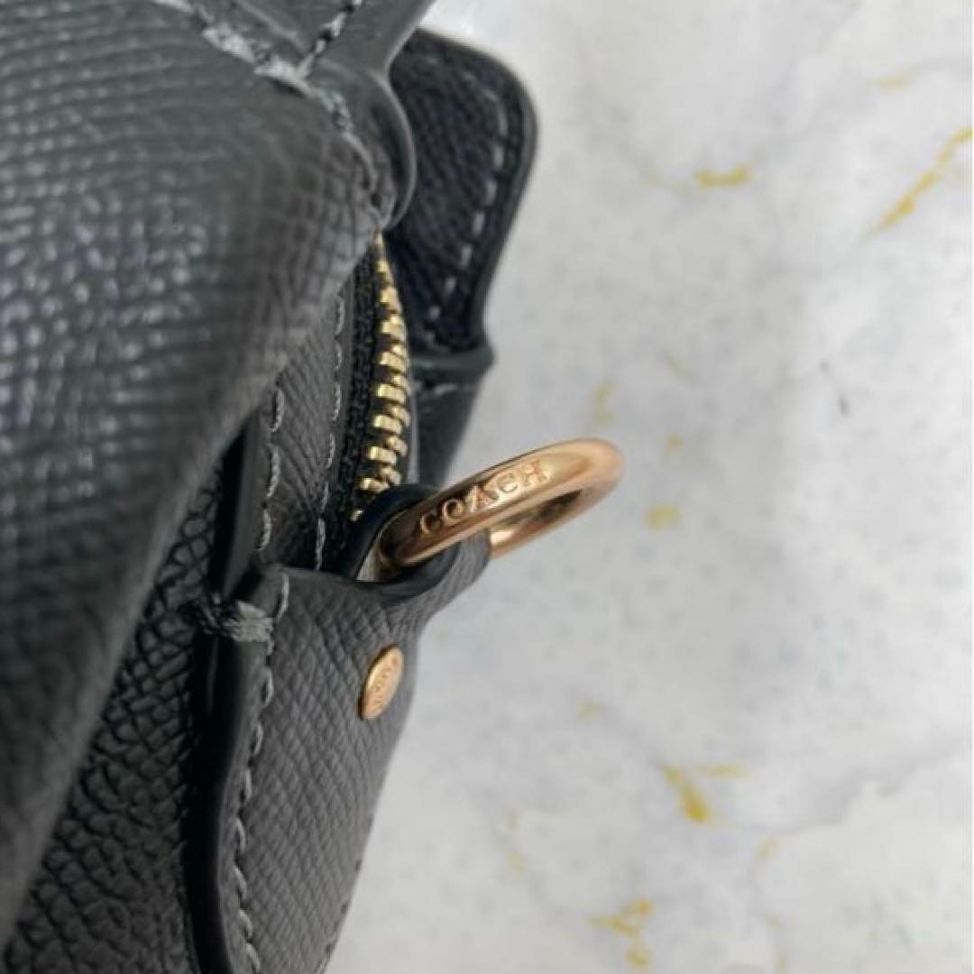 極美品❣️COACH2wayバッグ ショルダーバッグブラックコンパクトレザー袋付