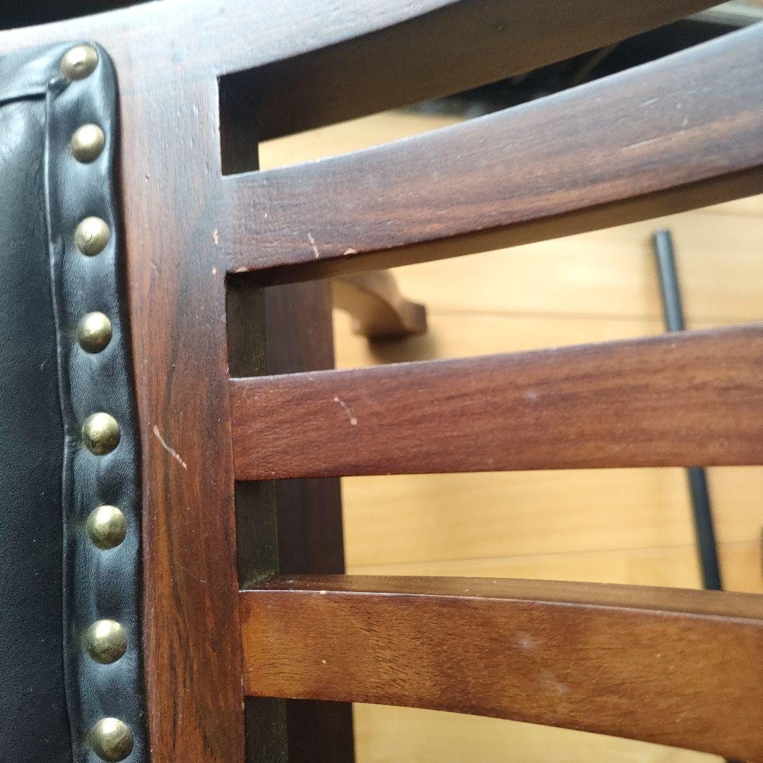 カルティニチェア 本革シート 椅子 バリ家具 アジア家具 スツール チェア