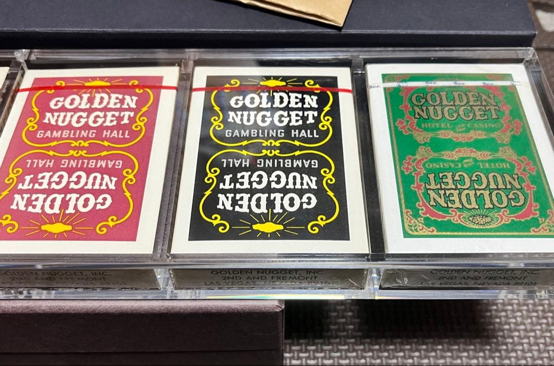 レアデック　Golden Nugget 6デックセット　オールドデック