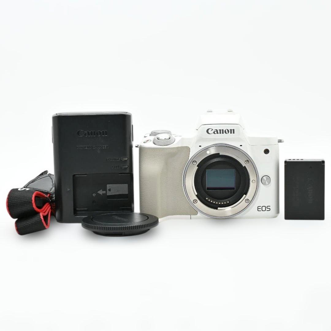 【美品】 Canon ミラーレス一眼カメラ EOS Kiss M ボディ