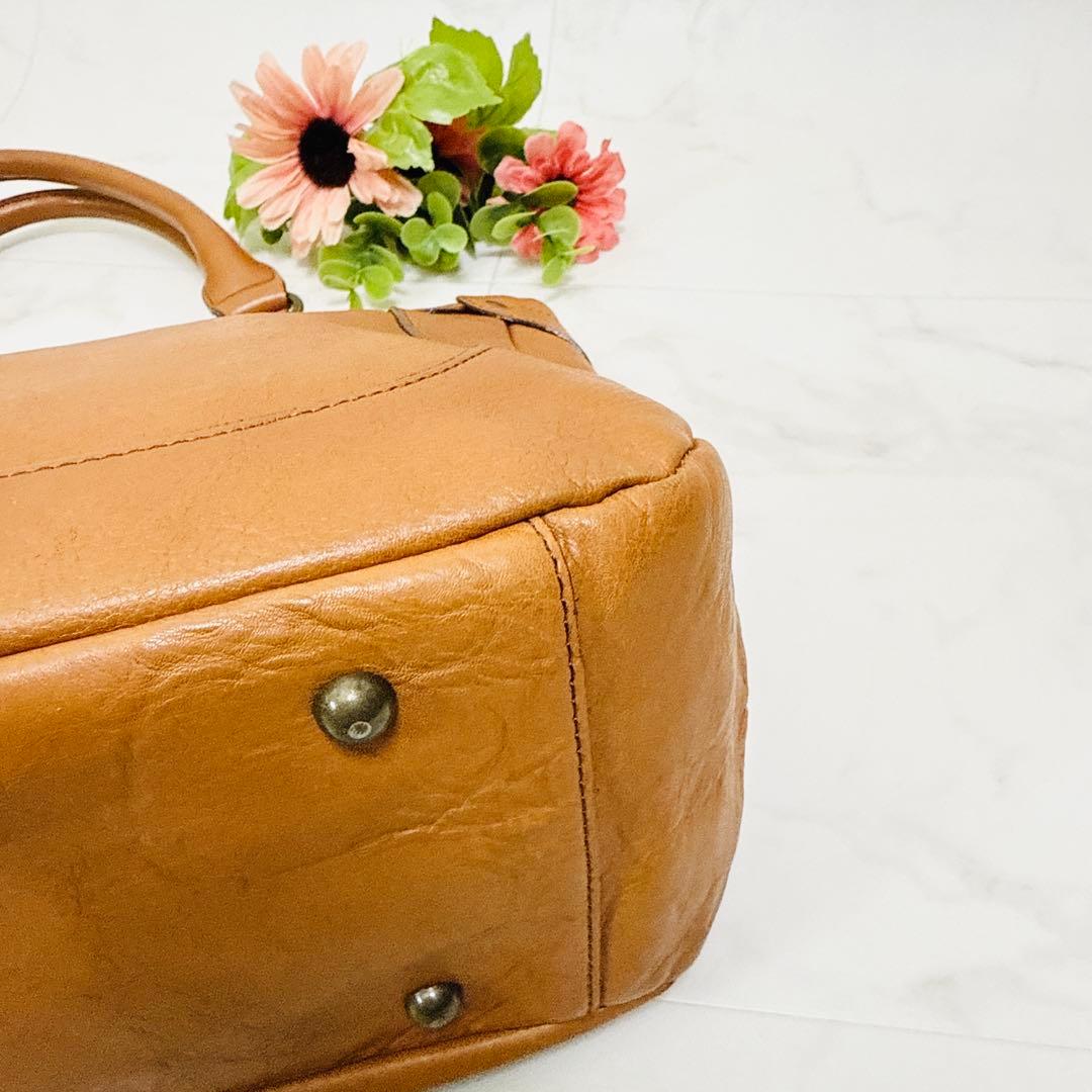 チーコ　ダコタDakota トートバッグ　レザー　革　ハンドバッグ　茶