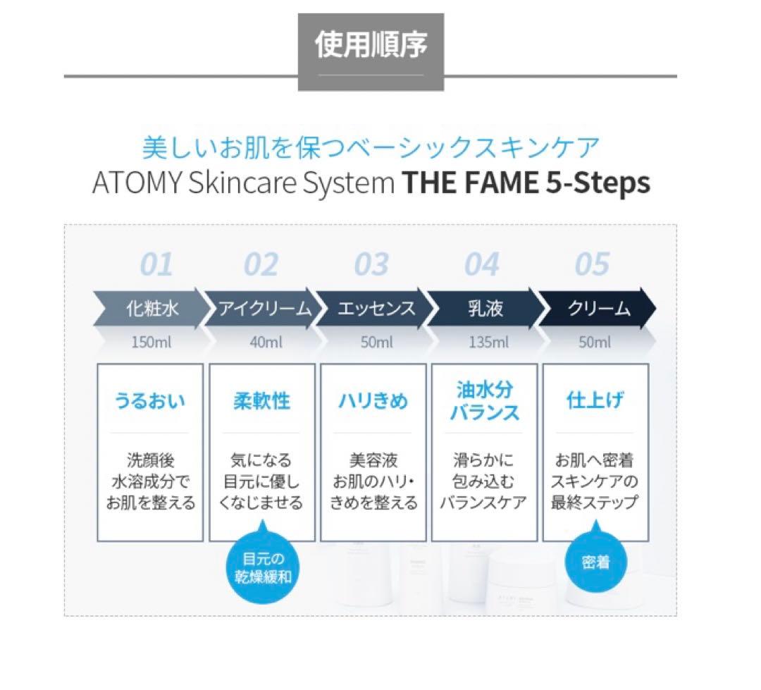 ATOMY ザフェイム5点スキンケアセット