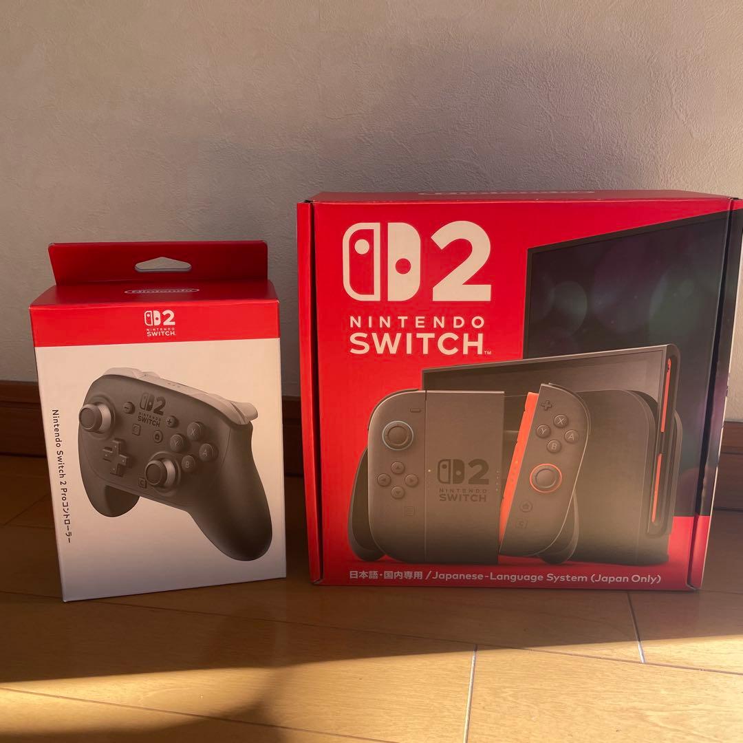 Nintendo Switch2本体＋プロコン（未使用未開封）