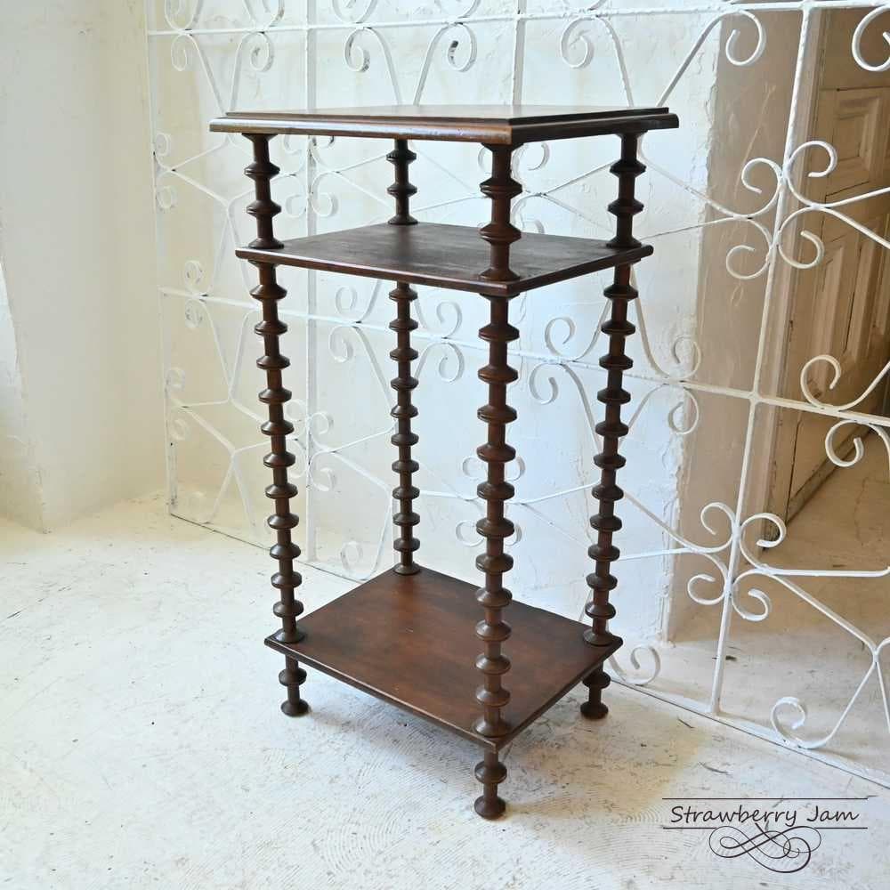 IFU-403 フランスアンティーク ブックシェルフ 収納 本棚 サイドテーブル