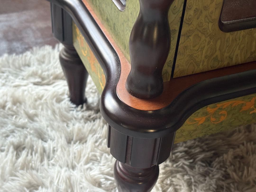 象嵌 キャビネット ガラスケース ショーケース アンティーク ビンテージ YZ