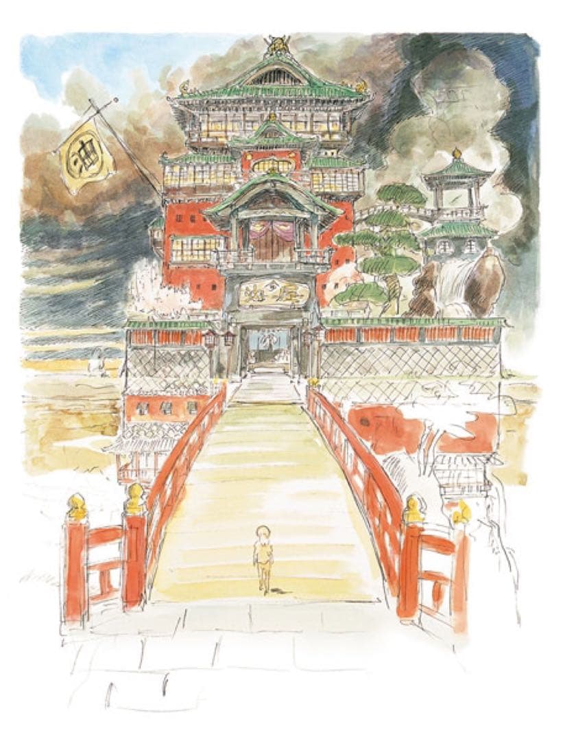 スタジオジブリ　グリーティングカード 水彩画シリーズ　全12種