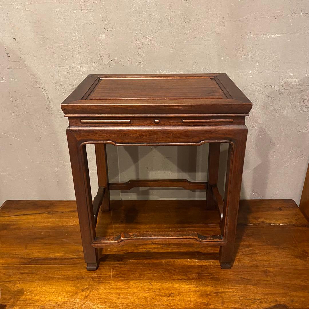 E ZEE ヴィンテージ サイドテーブル 花台 アンティーク