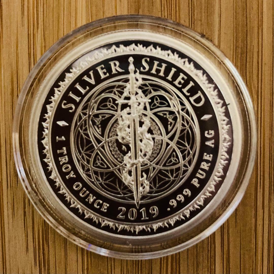 QANON 1オンス プルーフ銀貨　イン-Q-テル In-Q-Tel 2019