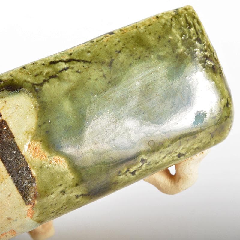 北大路魯山人作　織部焼　向付　共箱　D　R5335