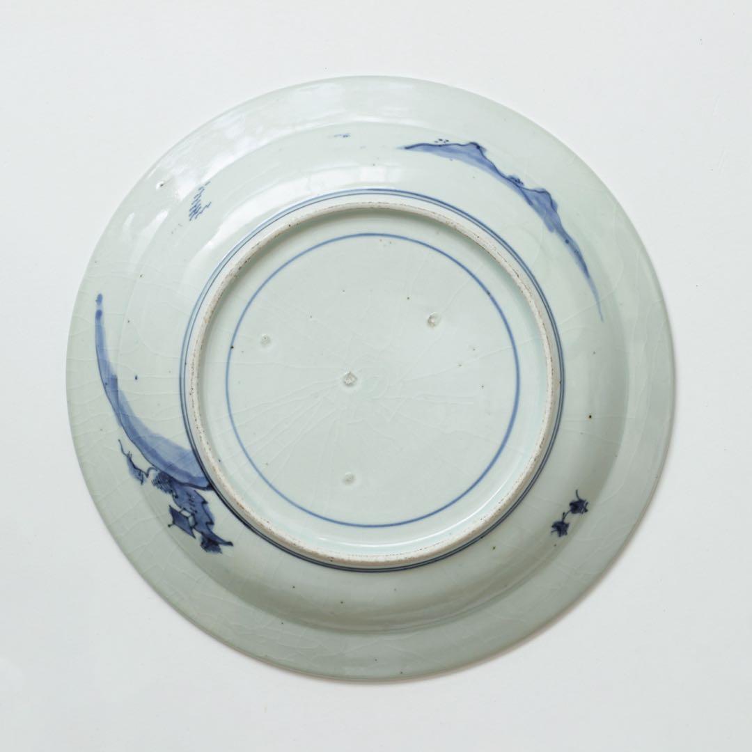 伊万里　古伊万里　江戸　中期　龍　型紙摺り