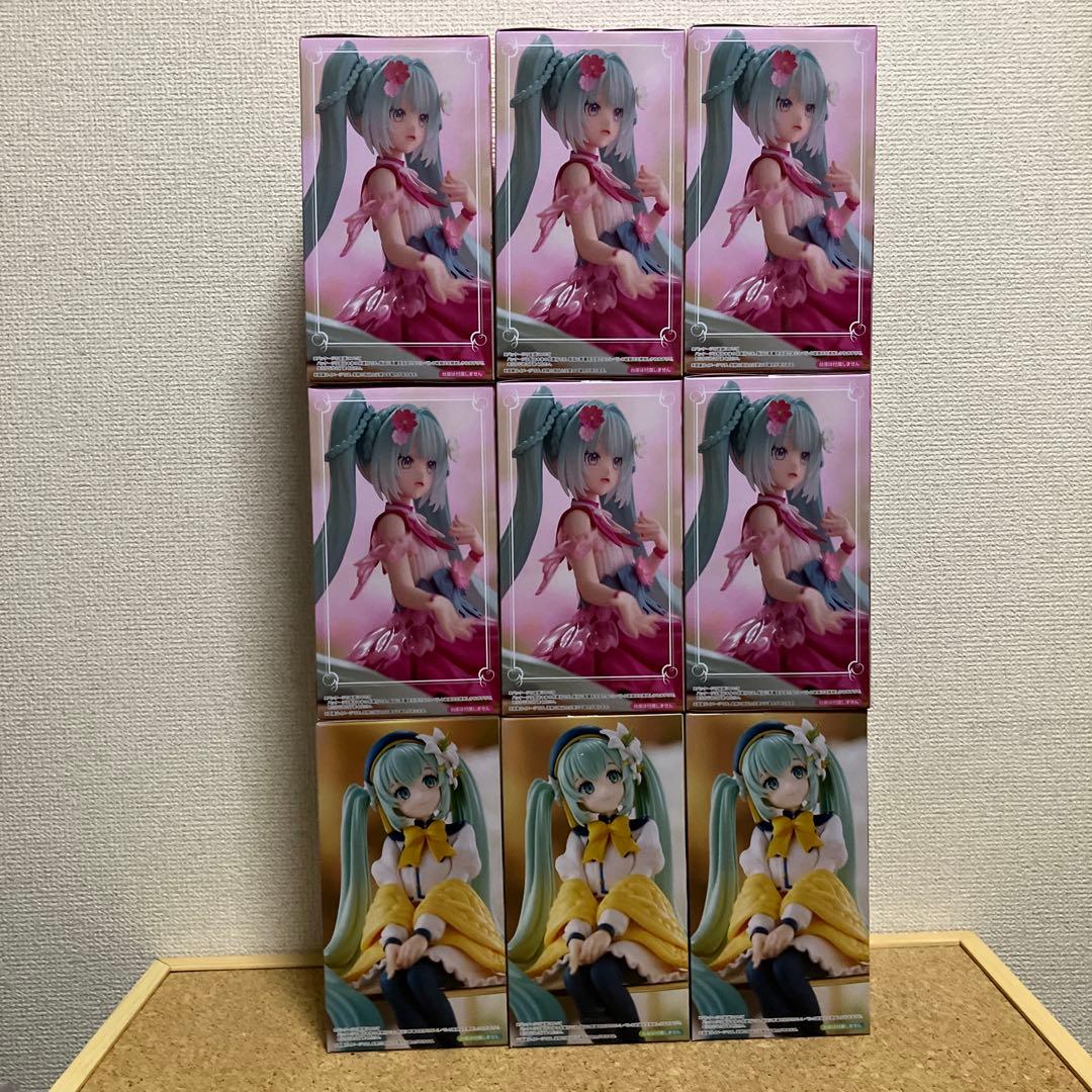 初音ミク　ぬーどるストッパー　9品＊ コスモス　リリー・ホワイト