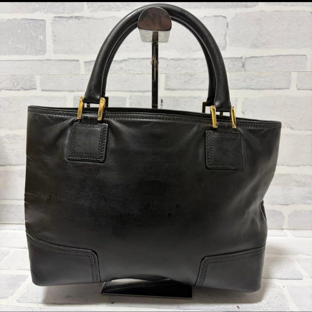 LOEWE ロエベ ハンドバッグ フスタ アナグラム南京錠 鍵付き　ブラック　黒