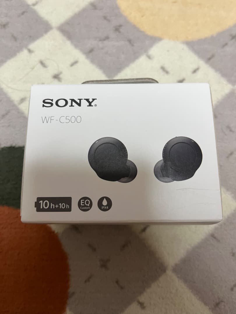 ヘッドホン SONY WF-C500 BLACK