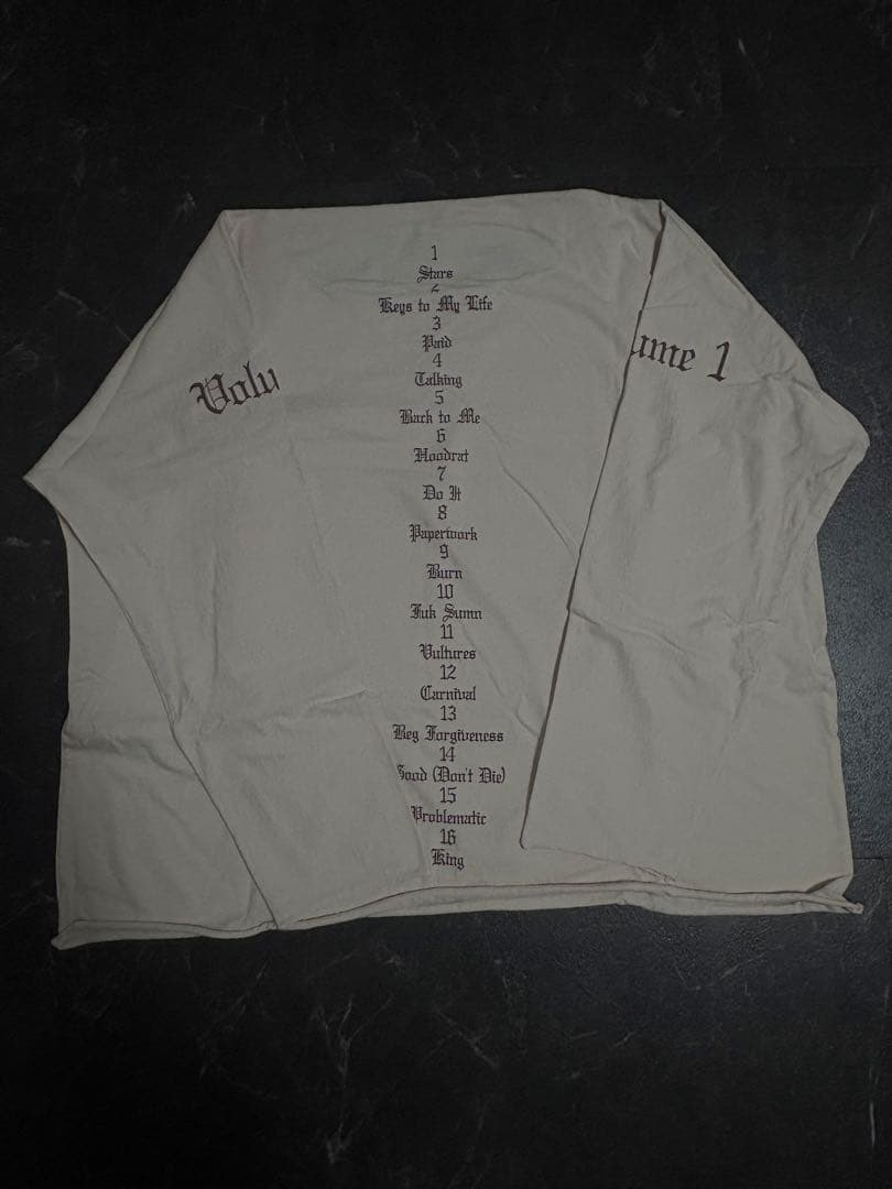 【正規品】yzy yeezy vultures ロンt サイズ1