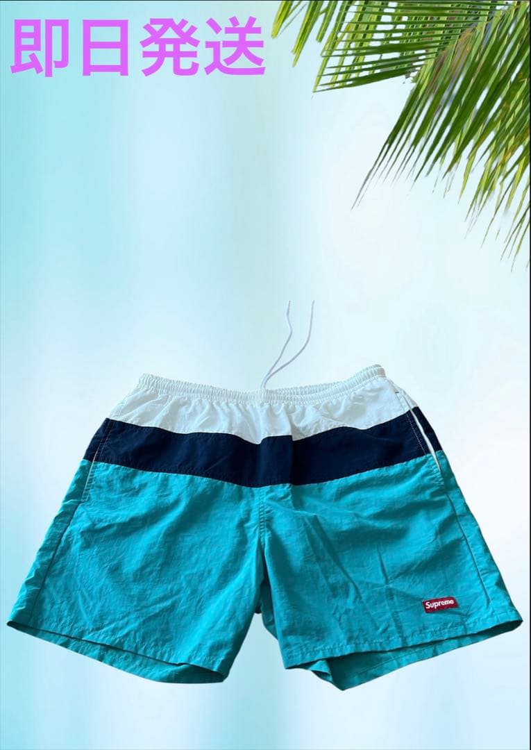 ✨️最終お値下げ✨️Supreme ショートパンツ 水着 ターコイズ/ネイビー