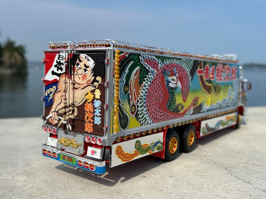 い*り様 トラック野郎一番星故郷特急便デコトラプラモデルアオシマ