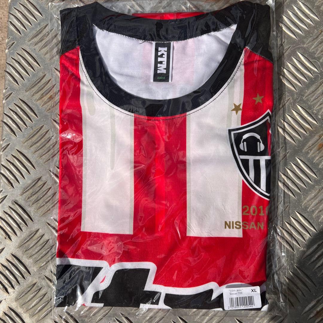 【XL／未使用品】 ケツメイシ　15周年記念ライブ　サッカーTシャツ