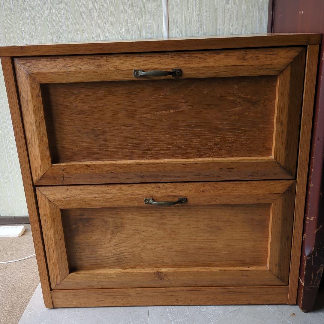 アンティーク米軍放出品　木製キャビネット　　たのメル便送料5000円込み価格