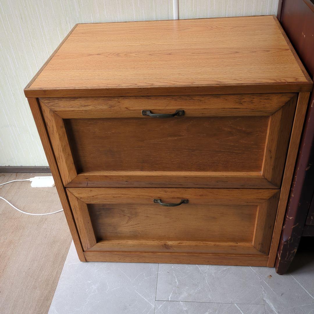 アンティーク米軍放出品　木製キャビネット　　たのメル便送料5000円込み価格