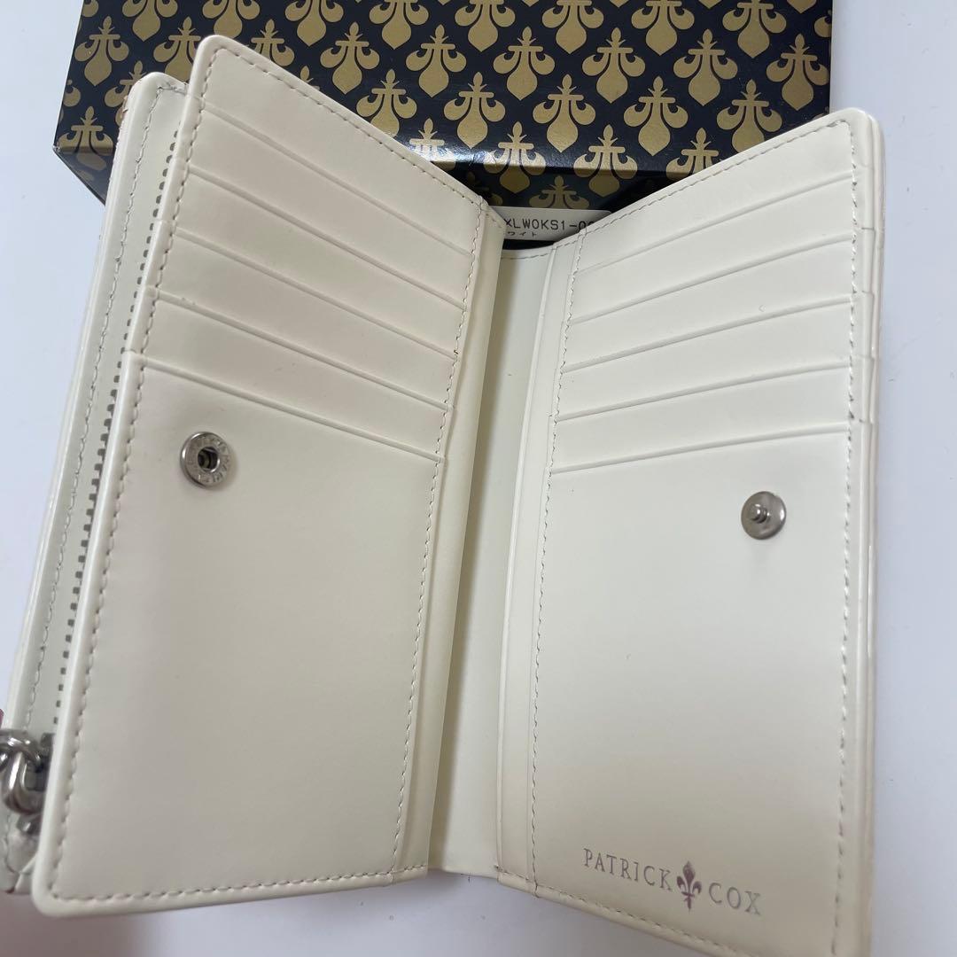 PATRICK COX 二つ折り財布 ホワイト