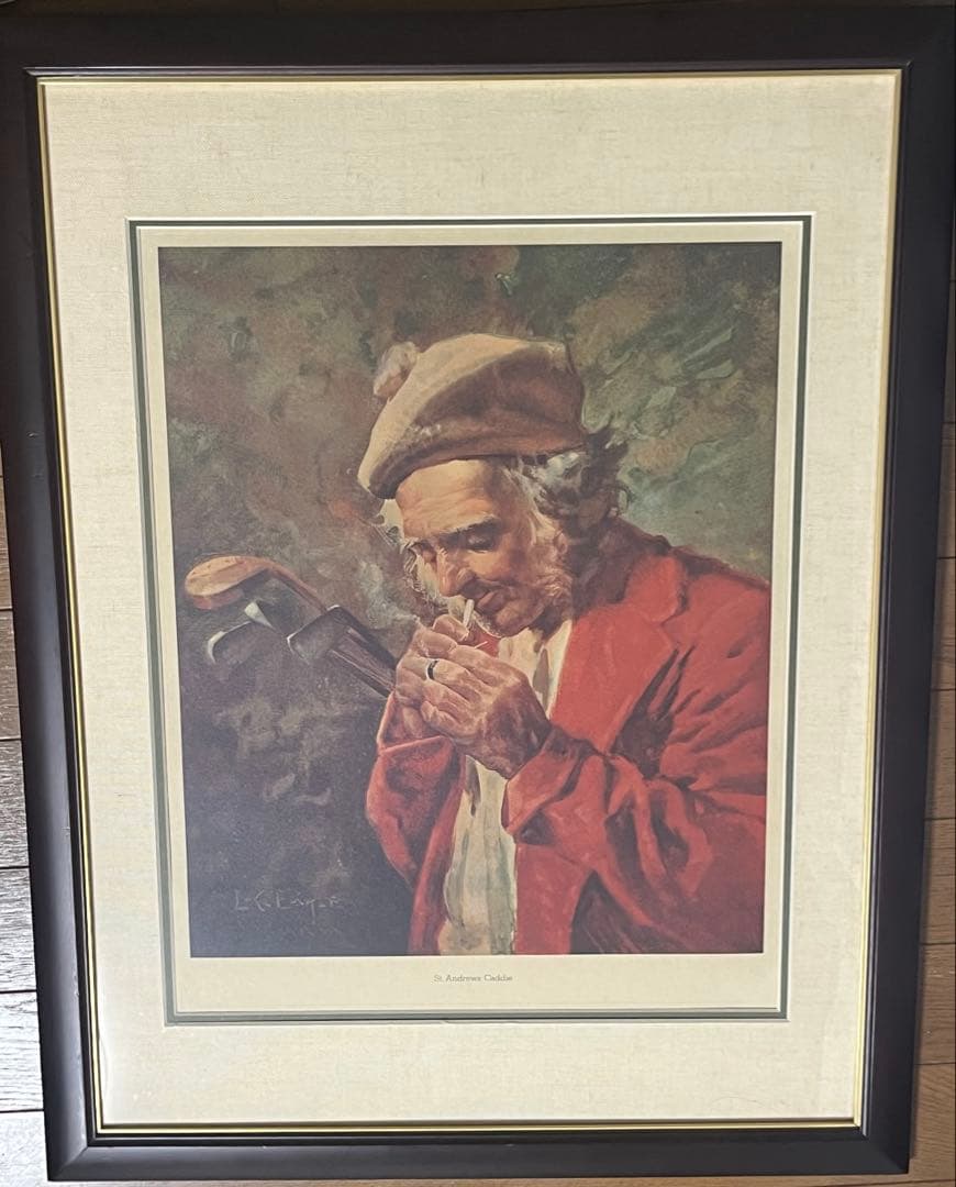 St. Andrews Caddie 絵画