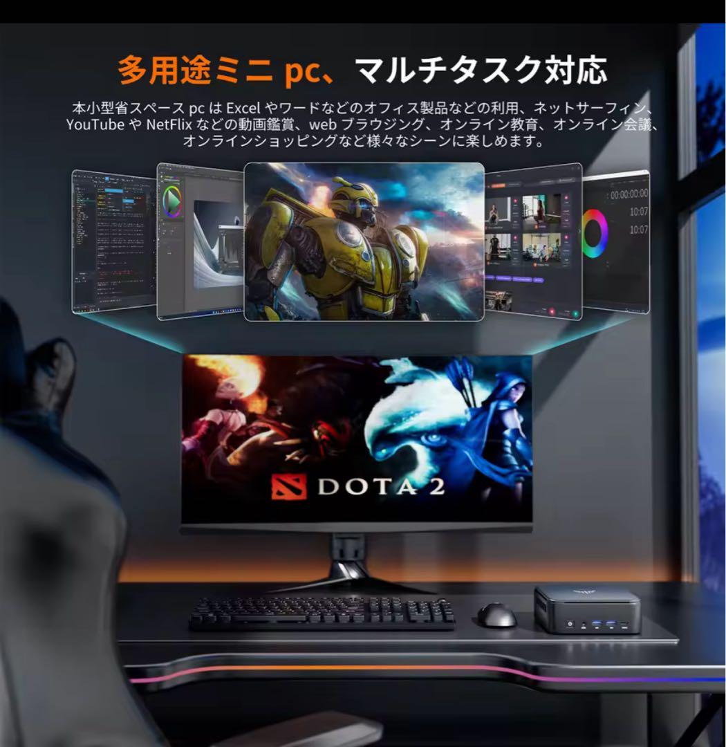 シュリンク付 NiPoGi E3B AMD Ryzen 5 7430U ミニPC
