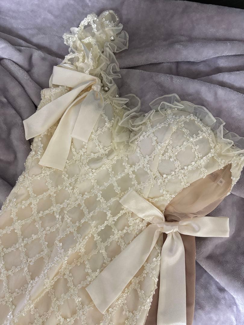 ROBE de FLEURS リボンビジュードレス