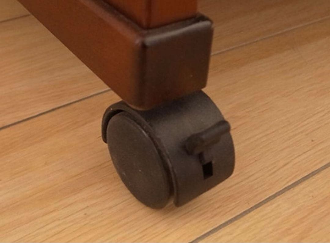 豊岡クラフト　ブックワゴン　木製2段　ライトブラウン