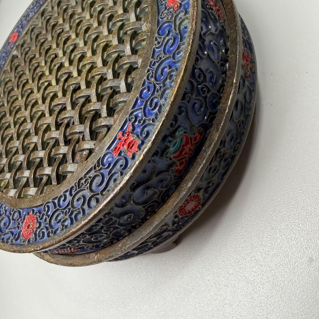 香炉　繊細の置物　美術品　旧蔵