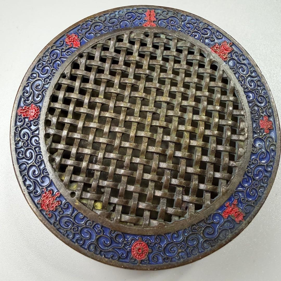 香炉　繊細の置物　美術品　旧蔵