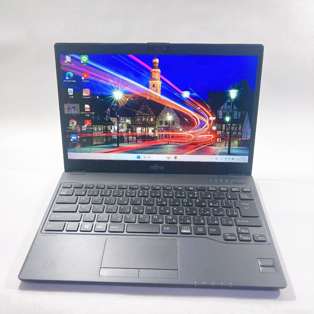 w111✨超軽量 /美品/爆速SSD新品/オフィス付/事務作業に快適✨ノートPC